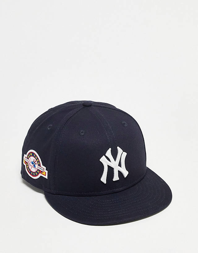 New Era - 9fifty new york yankees cooperstown patch cap in navy