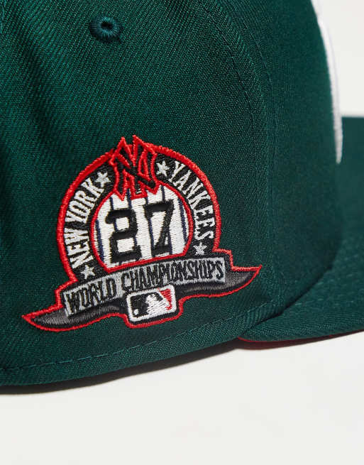 New Era - 9Fifty - New York Yankees - Pet met appel-patch in groen, 2 van 4