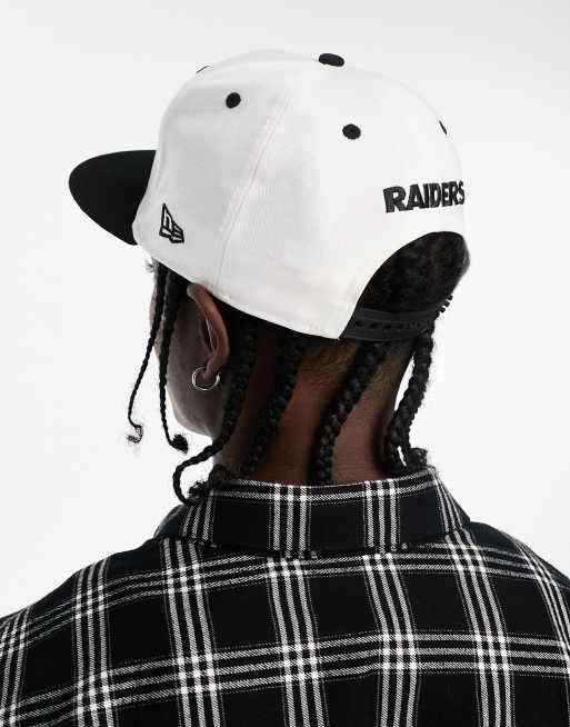 White cheap raiders snapback