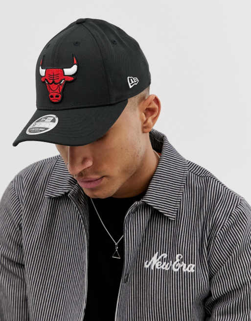 black Bulls cap - Stretch Snap Bulls 9Fifty New Era : Headict