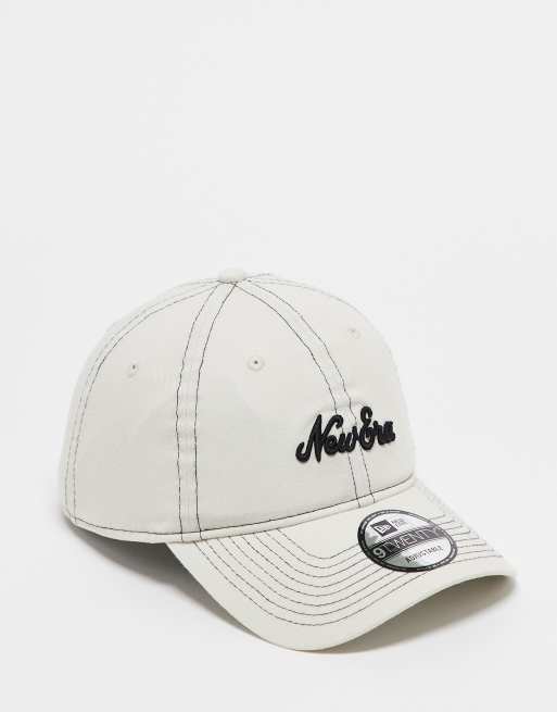 New Era – 9forty – Beżowa czapka z daszkiem i napisem z logo