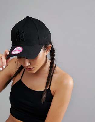 ladies black baseball cap