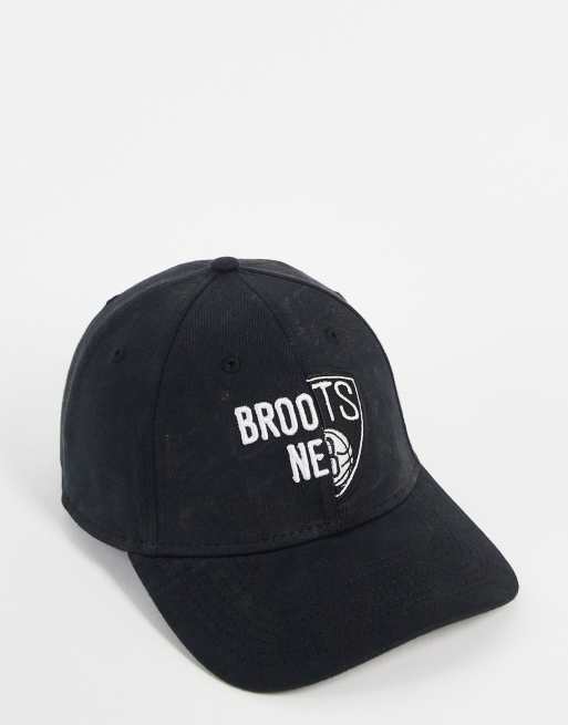 New Era - 9Forty Brooklyn Nets - Forvasket sort kasket