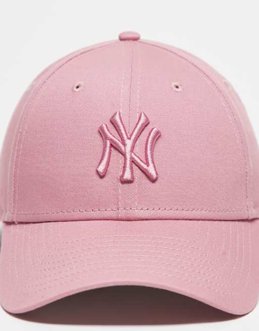 Casquette Homme 9Forty Adjustable New York Yankees League Essential Rose pastel NEW ERA