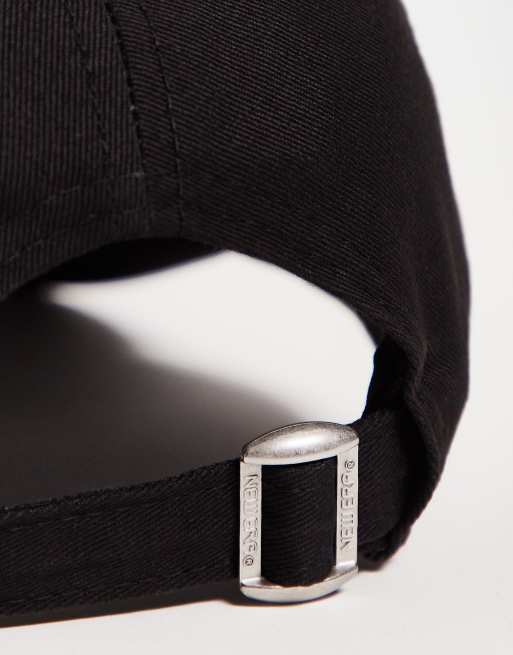 New Era - 9Forty - Casquette avec logo argenté métallisé - Noir, 3 de 4