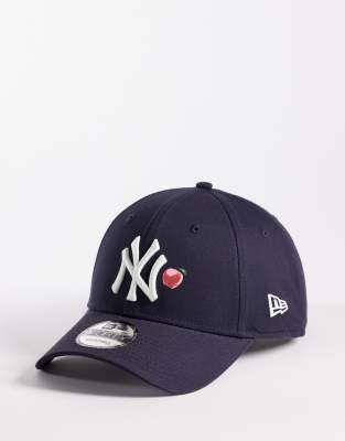 New Era - 9forty - Casquette NY Yankees à icône fruit - Bleu marine