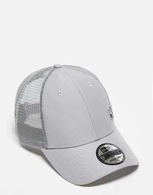 New Era - 9forty - Casquette style camionneur à mini logo NY Yankees - Gris - view 1
