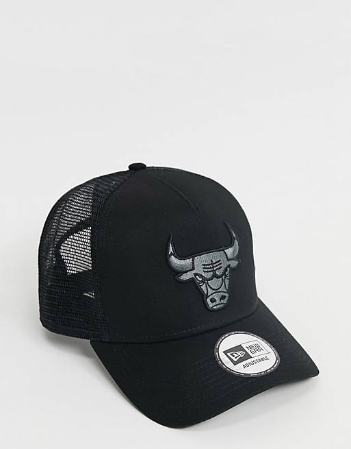 New Era 9FORTY Trucker Cap Chicago Bulls schwarz 
