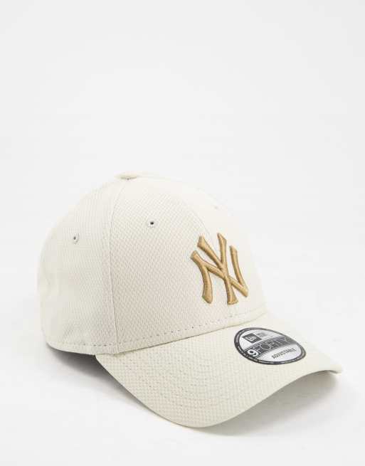 New Era - 9Forty Diamond Era NY - Cappello con visiera color pietra
