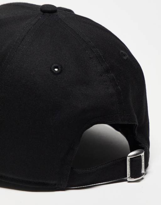 New Era - 9Forty - Gorra negra con logo en el mismo tono de los NY Yankees, 4 de 4
