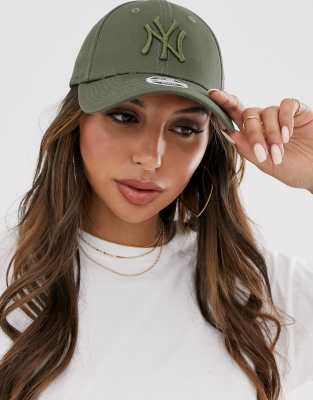 khaki green baseball cap