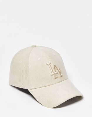 New Era 9forty LA cord unisex cap in off white - ASOS Price Checker