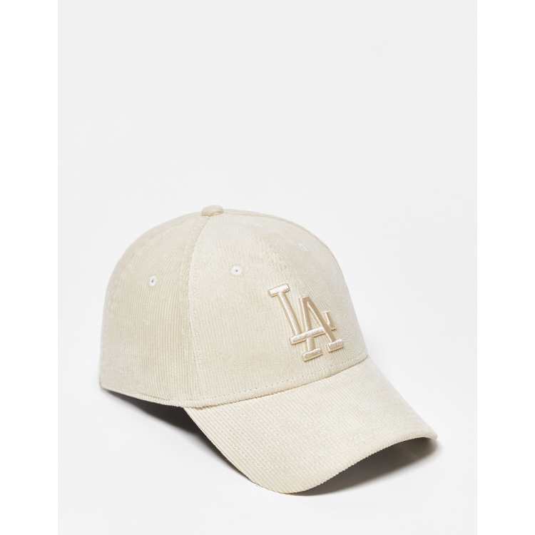 Caps - New Era Los Angeles Dodgers Cord 9FORTY (offwhite)