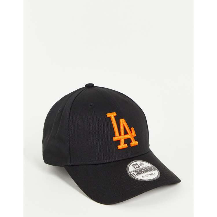 Black and orange store dodgers hat