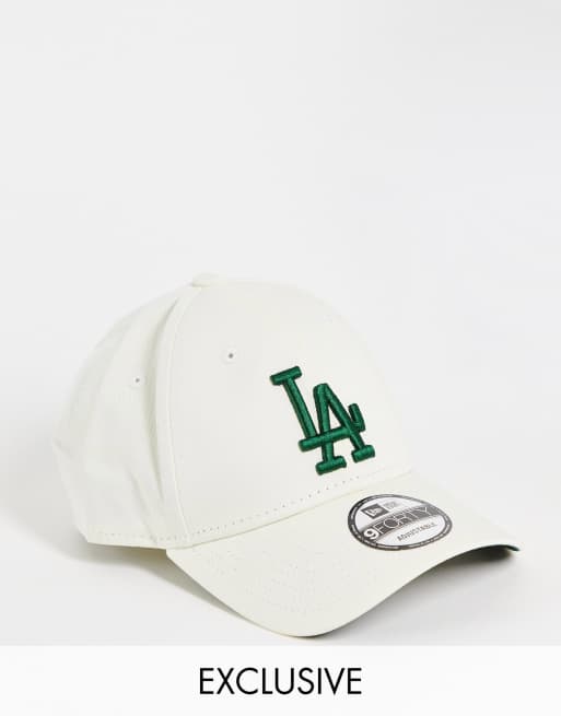 New Era MLB LA Dodgers camo infill t-shirt in white exclusive as ASOS