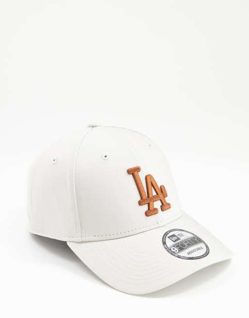 New Era - 9Forty LA Dodgers - Cappellino color pietra e cuoio