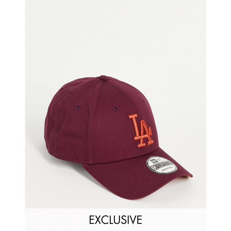 New Era – 9FORTY LA Dodgers – Kappe in Rot, exklusiv bei ASOS