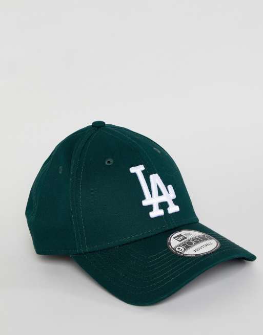 New Era - 9Forty LA Dodgers League Essential - Verstelbare pet in donkergroen, 2 van 4