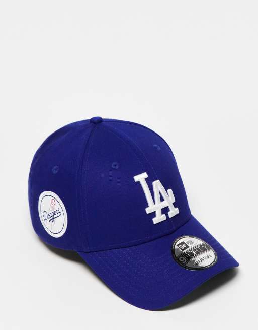 Blue New Era MLB LA Dodgers 9FORTY Side Patch Cap