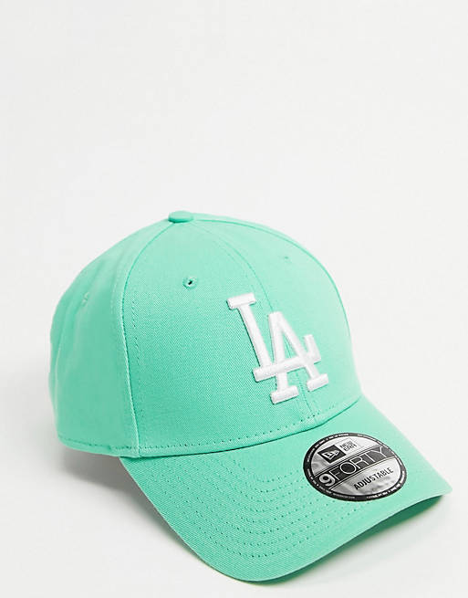 New Era 9FORTY Los Angeles Dodgers baseball cap in green