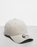 [New Era] New Era 9Forty micro flag detail cap in beige-Neutral No Size BEIGE