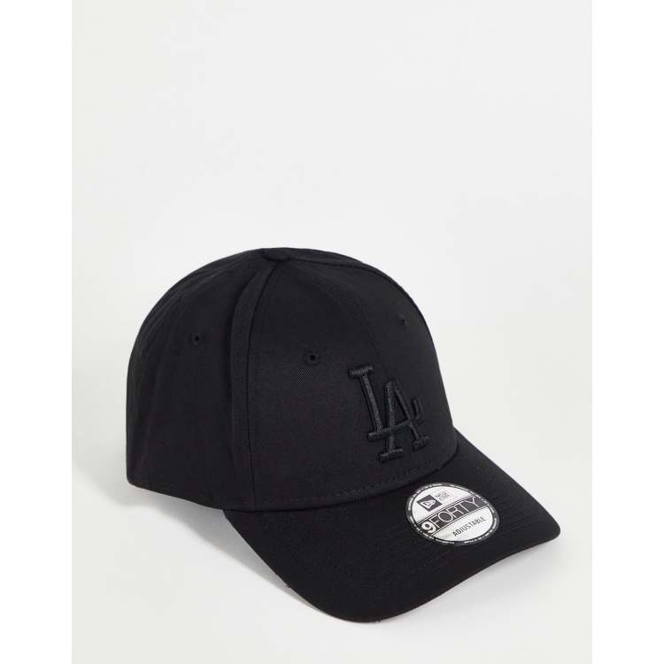 La dodgers cheap hat black