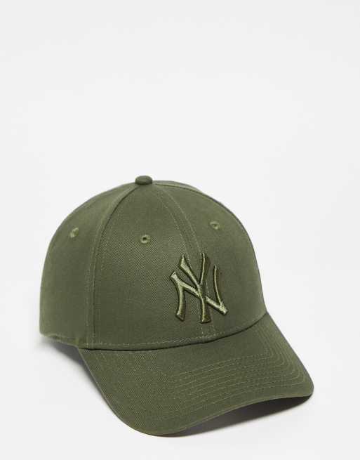 new era 9forty mlb ny yankees cap in khaki