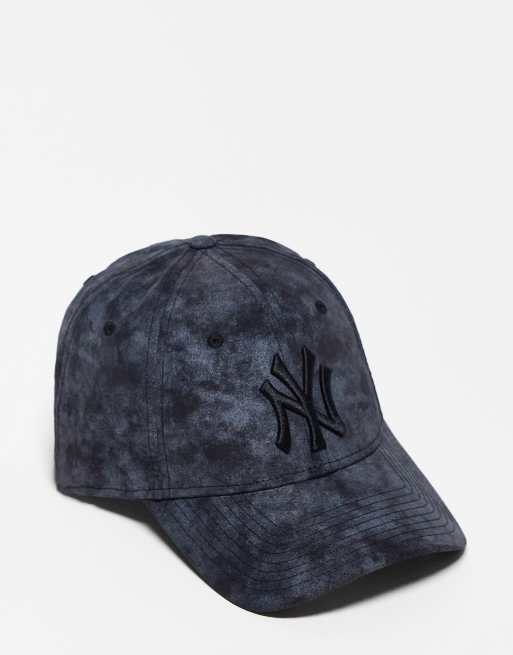 New Era – 9Forty New York Yankees – Mörkgrå, strukturerad keps i unisex-modell