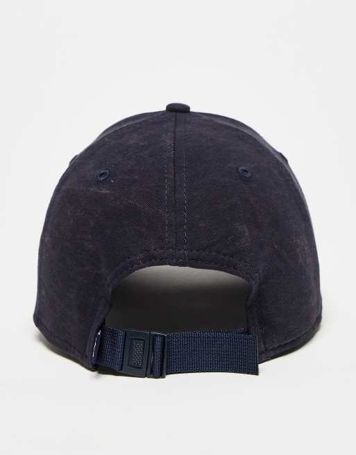 New Era – 9Forty New York Yankees – Verwaschene Unisex-Kappe in Marineblau, 2 von 4