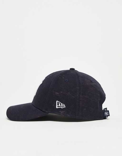 New Era 9Forty New York Yankees washed unisex cap in navy, 4 of 4