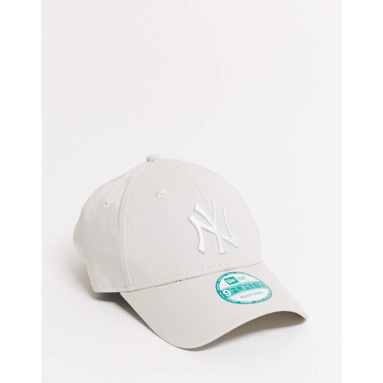 New Era Cap - 9Forty - Light Beige w. NEW » Cheap Shipping