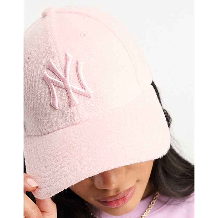 New Era 9Forty Casquette Enfant – New York Yankees Rose, Réglable, Taille Unique Pour 0-14 Ans