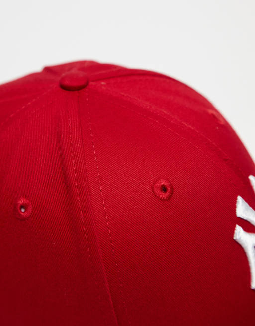 New Era – 9forty NY – Czerwona czapka z daszkiem unisex, 4 z 4
