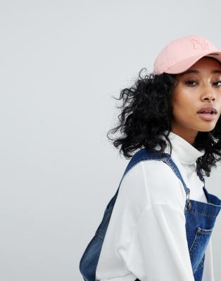 asos pink cap