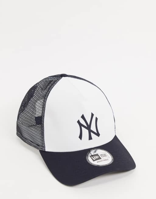 black ny trucker hat