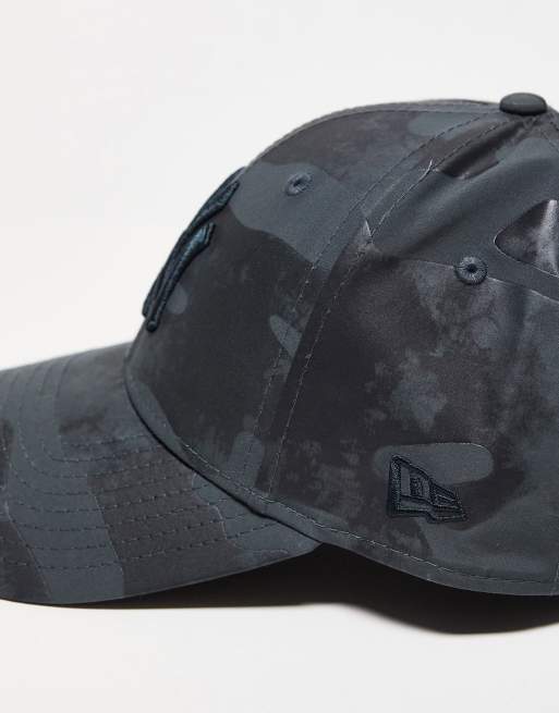 New Era New York Yankees A Frame Adjustable Trucker Cap Camo Essential Dark Camo - One-Size