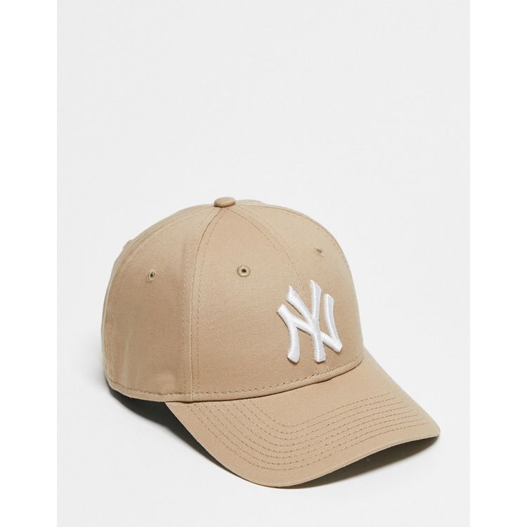 New Era 9Forty NY unisex cap in light brown