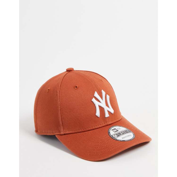 New york Yankees Linen 9Forty Cap Brown - Burned Sports