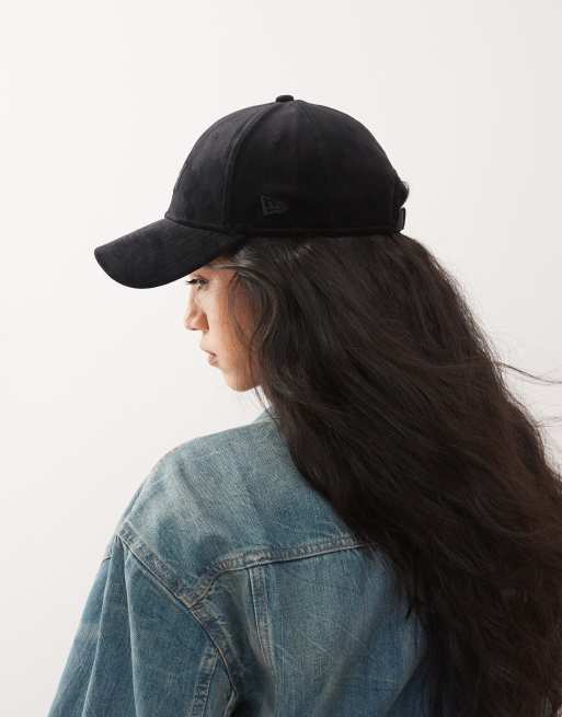New Era - 9Forty - NY Yankees - Hindbærrød kasket i velour til kvinder, 3 af 3