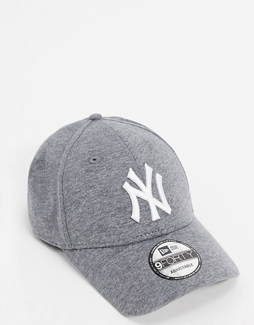New Era 9forty NY Yankees jersey cap in grey | ASOS