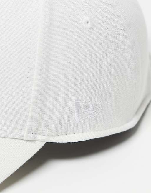 New Era - 9Forty - NY Yankees - Råhvid kasket i hør , 4 af 4