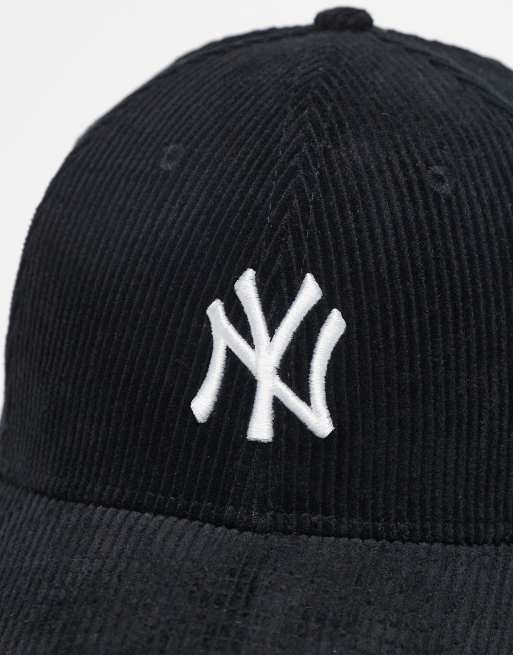 New Era - 9Forty - NY Yankees - Sort kasket i jernbanefløjl, 2 af 3