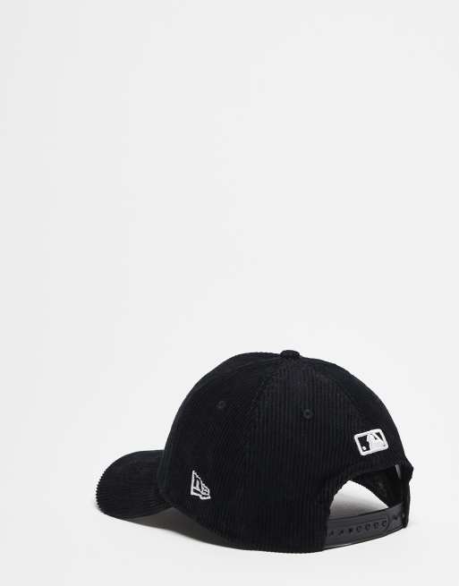 New Era - 9Forty - NY Yankees - Sort kasket i jernbanefløjl, 3 af 3