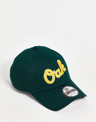 New Era 9Forty Oakland Athletics alternative word mark cap in green