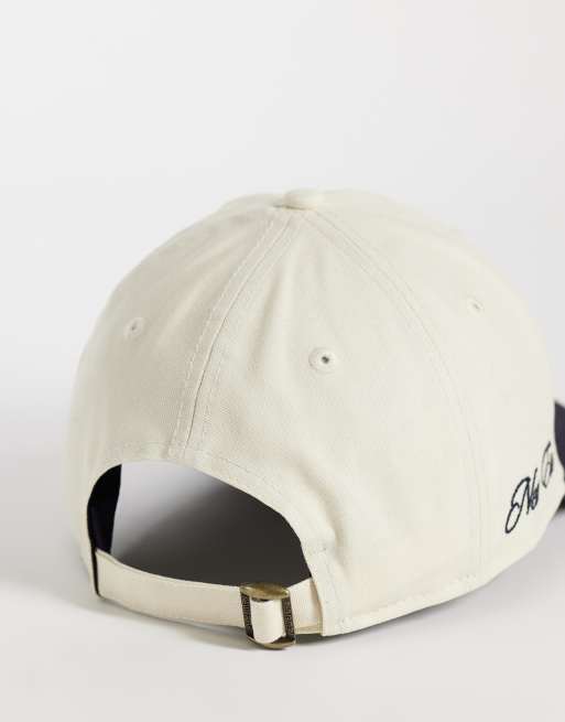 New Era 9forty wordmark New York slogan contrast peak cap in neutral/navy , 3 of 3