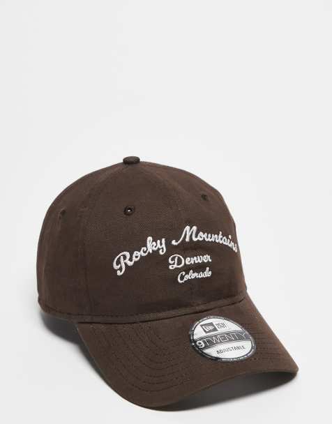 New Era – 9twenty – Brun, ostrukturerad keps med broderad logga - view 1