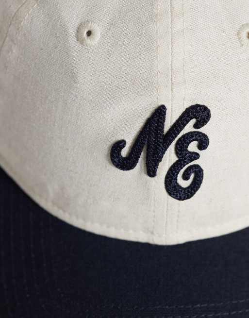 New Era - 9twenty - Cappellino con visiera da donna in lino multicolore a contrasto, 2 di 3