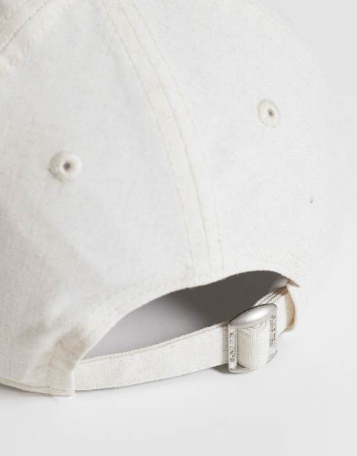 New Era - 9twenty - Cappellino con visiera da donna in lino multicolore a contrasto, 3 di 3