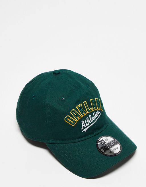 New Era - 9twenty - Cappellino verde con logo degli Oakland Athletics