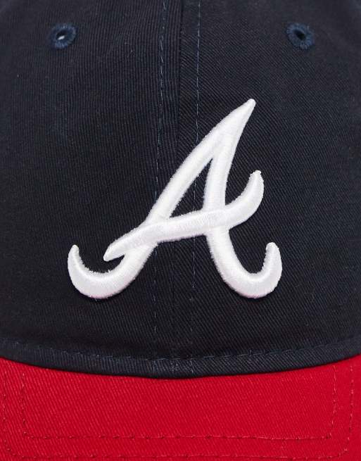 New Era - 9twenty - Casquette à logo Atlanta Braves - Bleu/rouge , 2 de 4